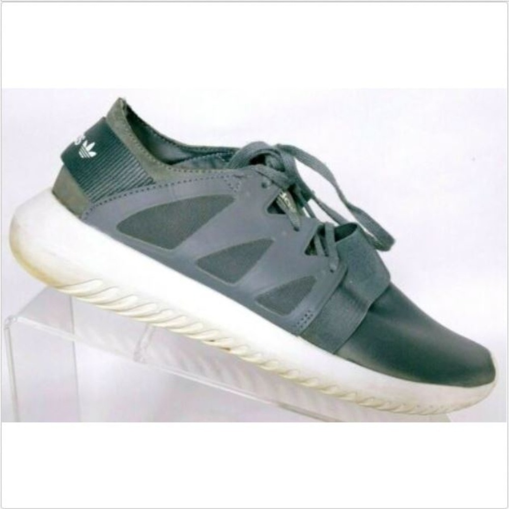 Adidas Women's Tubular Viral Sneaker Shoe Gray Size 9 Medium